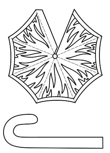 umbrella printable template umbrella printable template