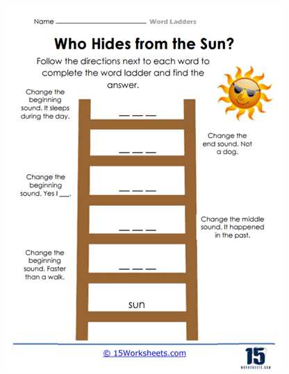 printable word ladders