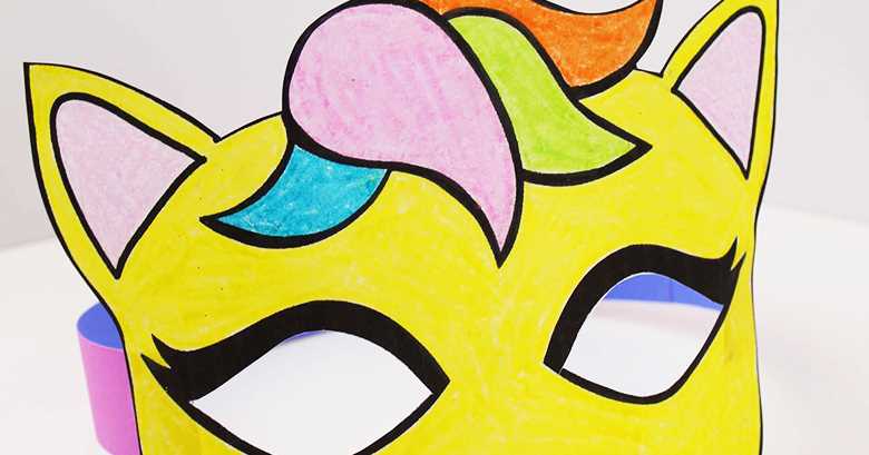 unicorn mask printable unicorn mask printable