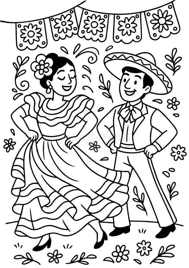dancing coloring pages printable