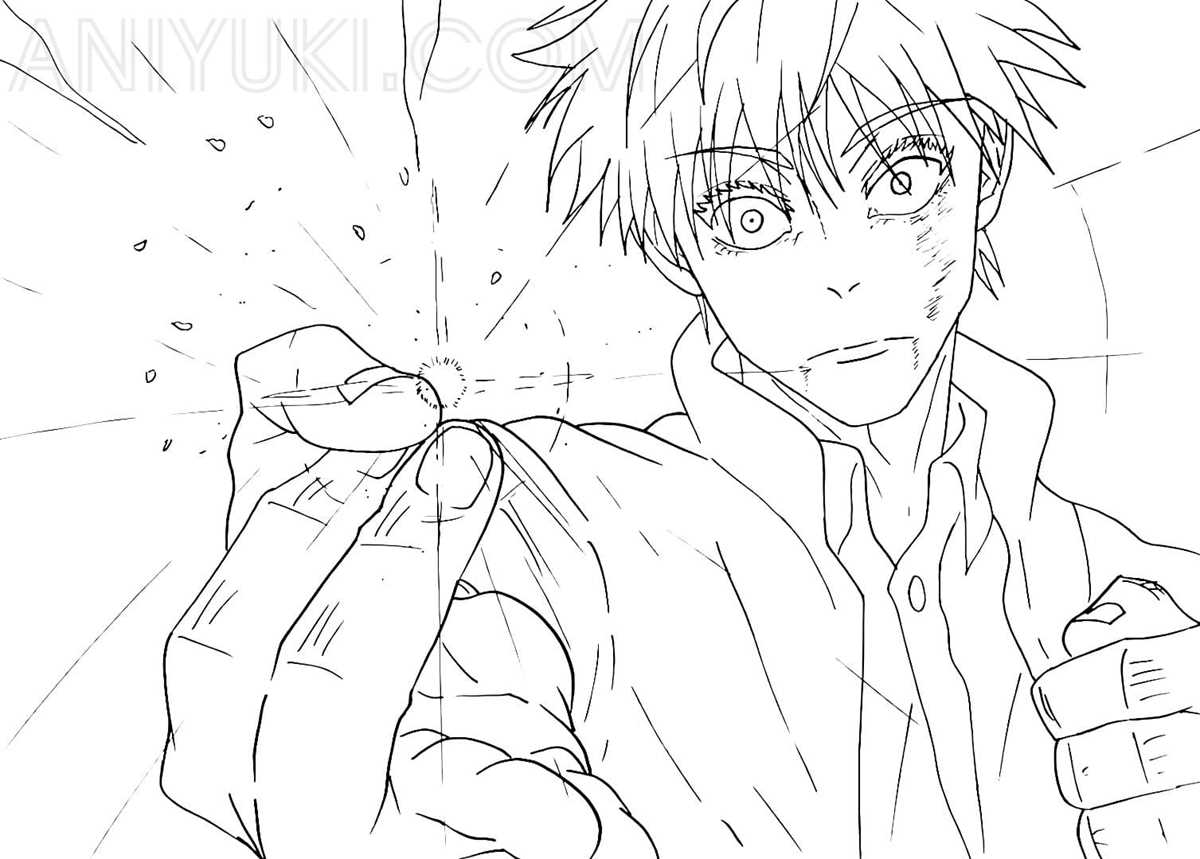 gojo coloring pages printable gojo coloring pages printable