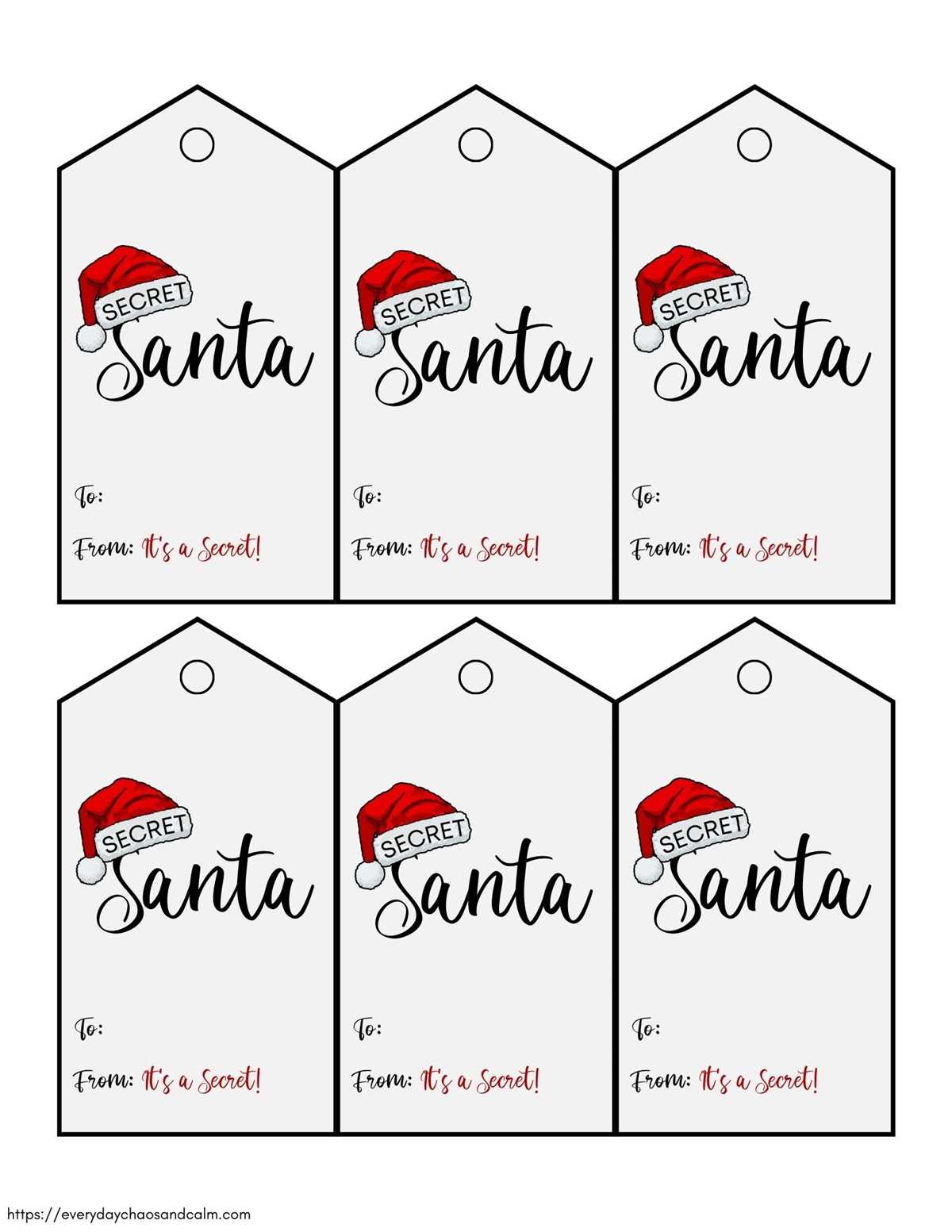 free printable santa gift tags free printable santa gift tags