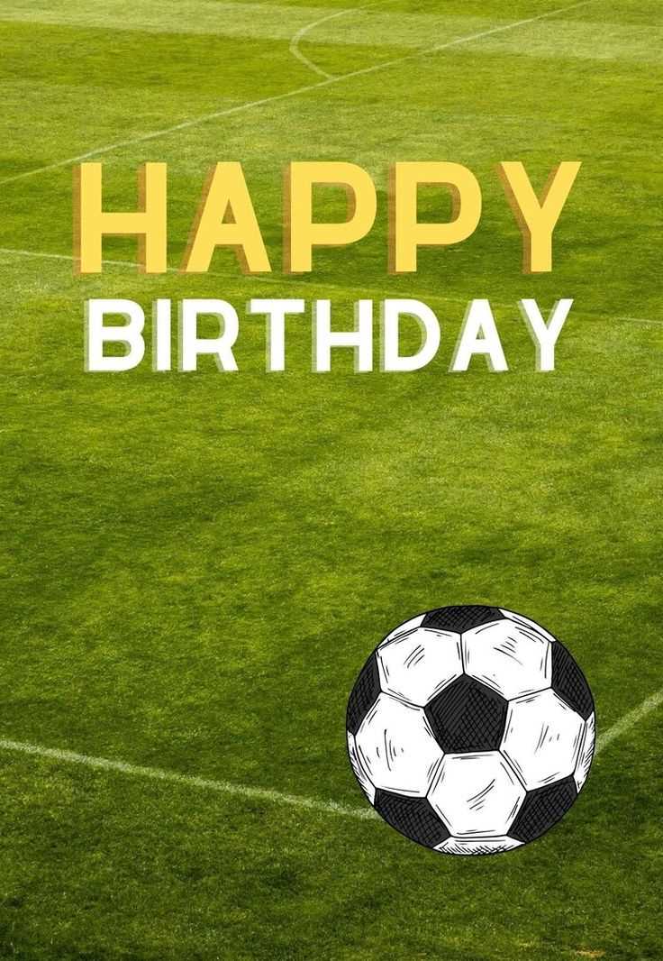 printable soccer birthday cards