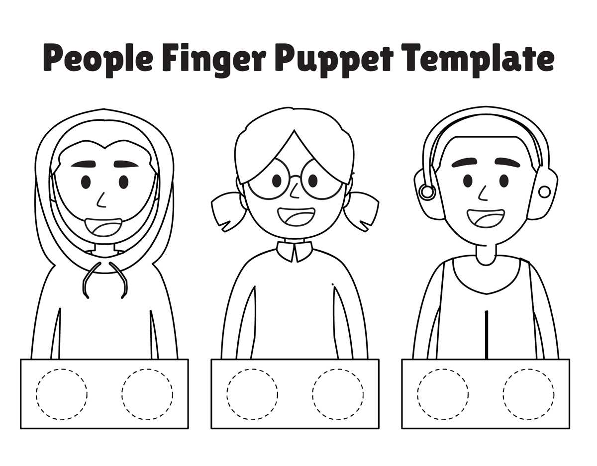 printable puppet template printable puppet template