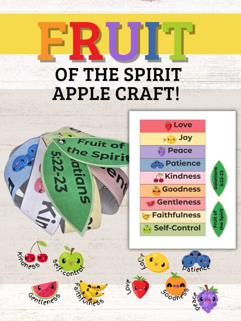 free printable fruit of the spirit crafts free printable fruit of the spirit crafts