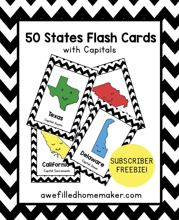 us states and capitals flash cards printable us states and capitals flash cards printable