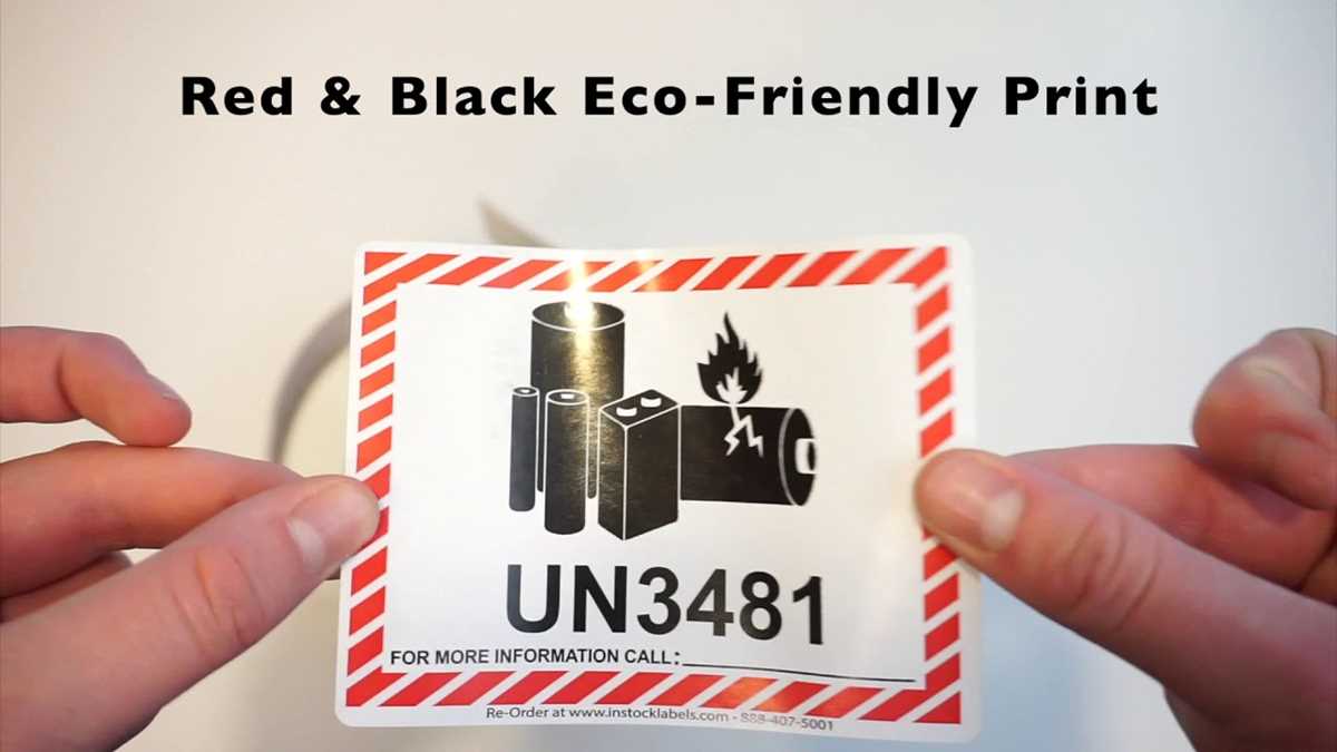 un 3480 label printable un 3480 label printable