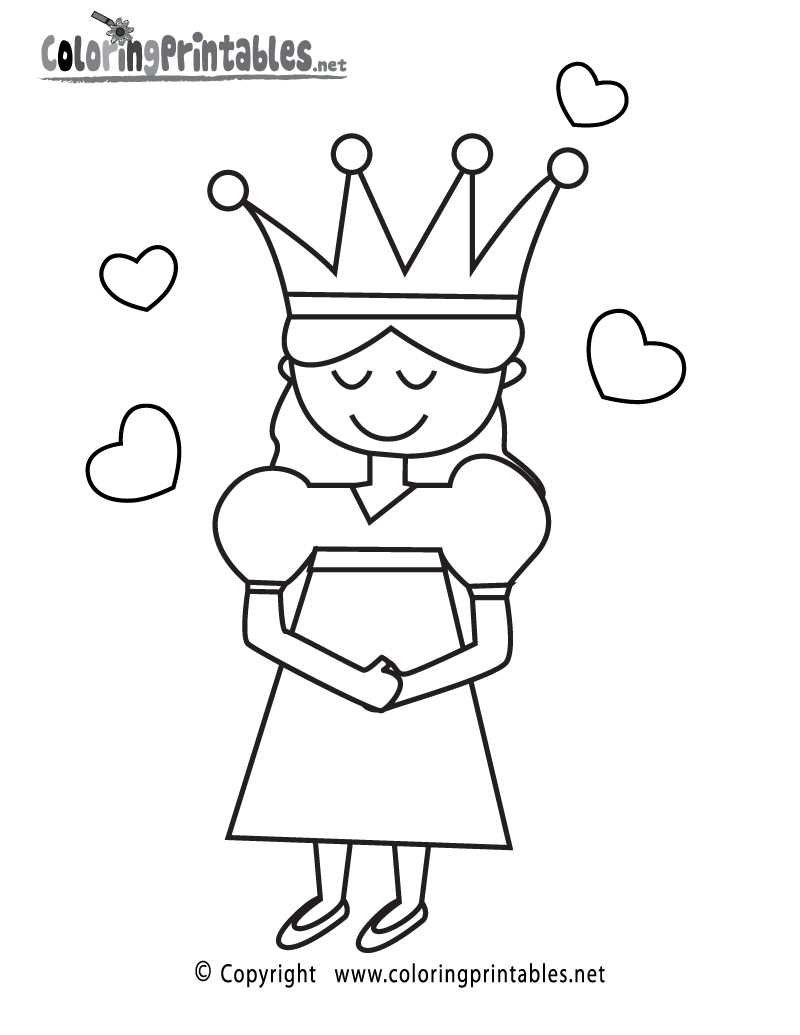 printable princess coloring pages