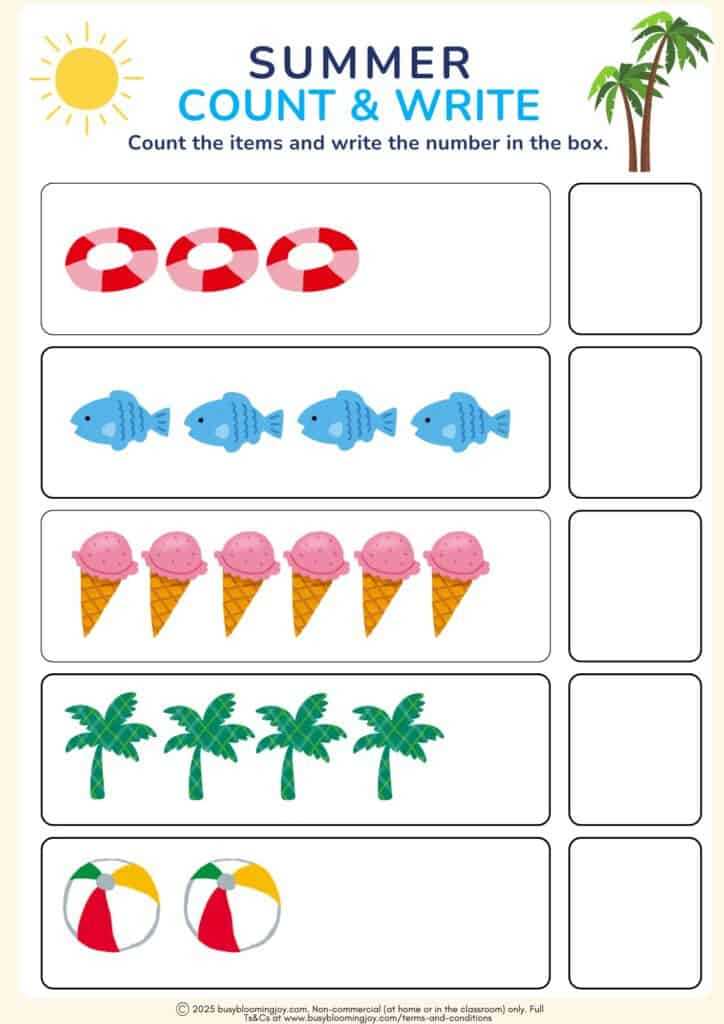 summer printable worksheets summer printable worksheets