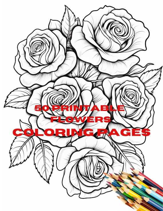 printable drawings of flowers printable drawings of flowers