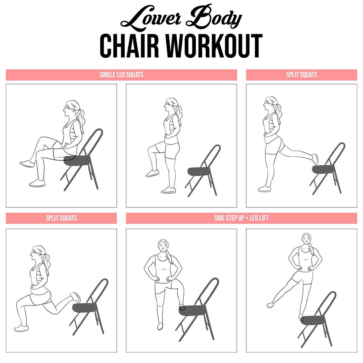 printable chair exercise chart