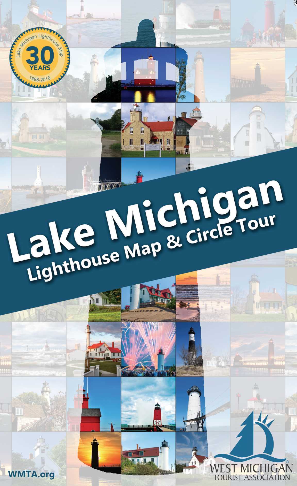 printable michigan lighthouse map printable michigan lighthouse map