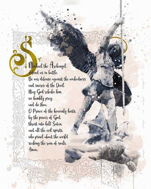 printable st michael prayer printable st michael prayer