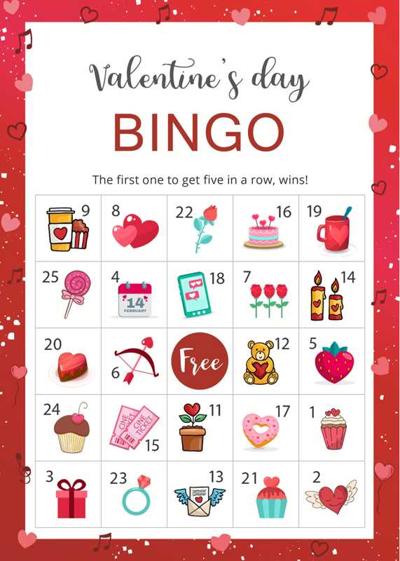 valentine bingo game printable free valentine bingo game printable free