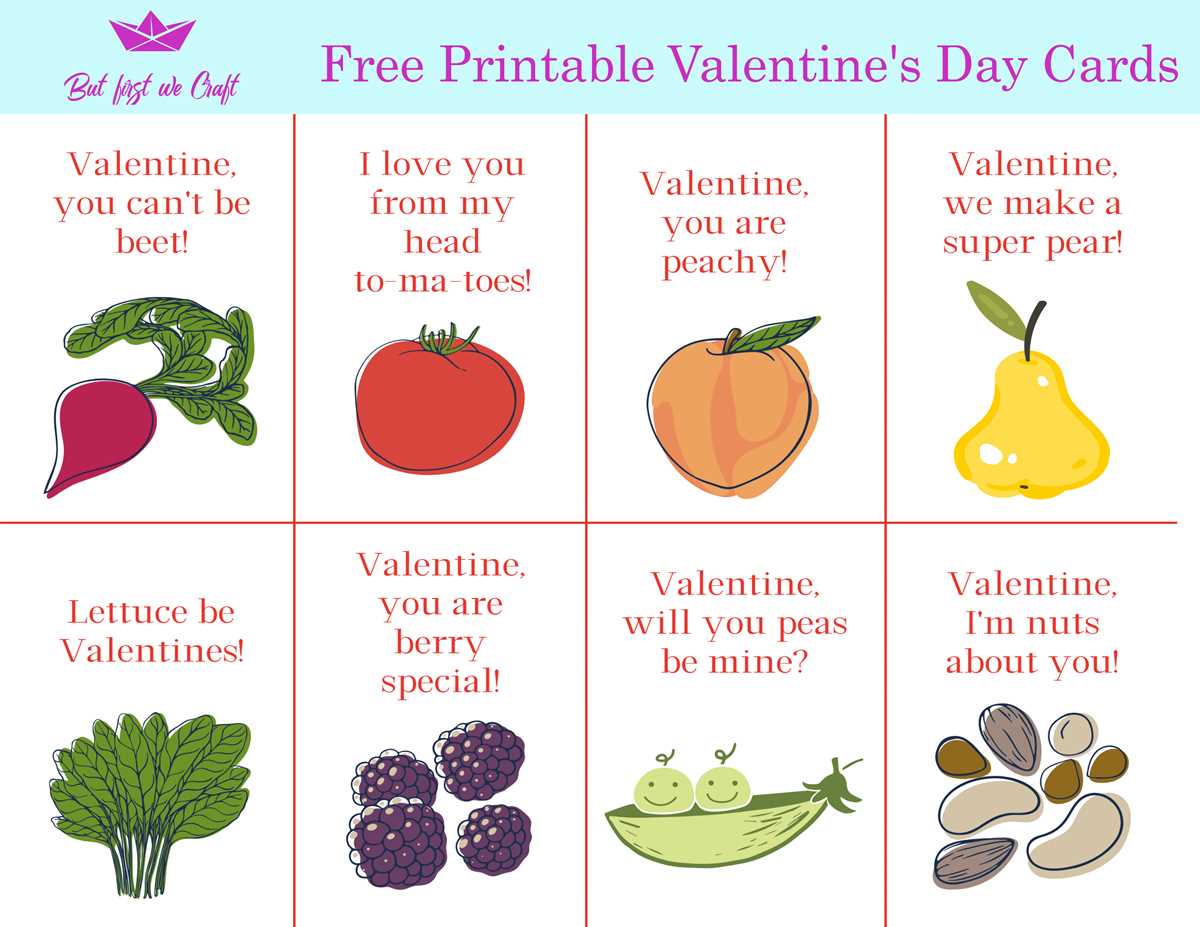 valentine day printable cards