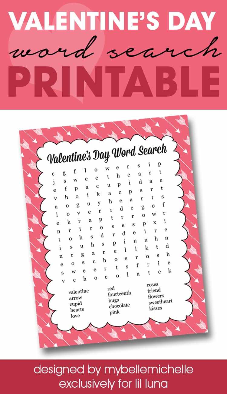 valentine word search free printable valentine word search free printable