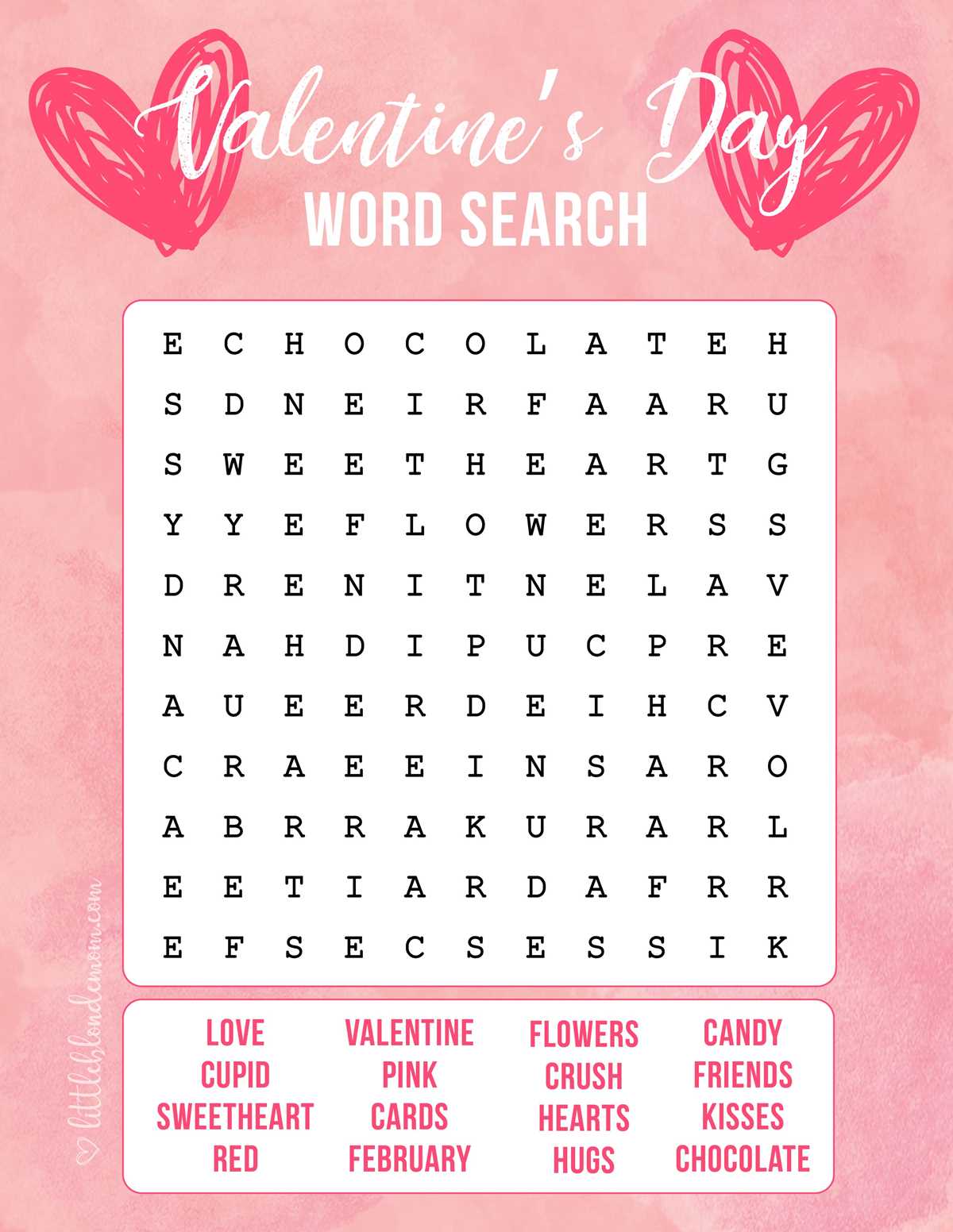 valentines day word search printable valentines day word search printable