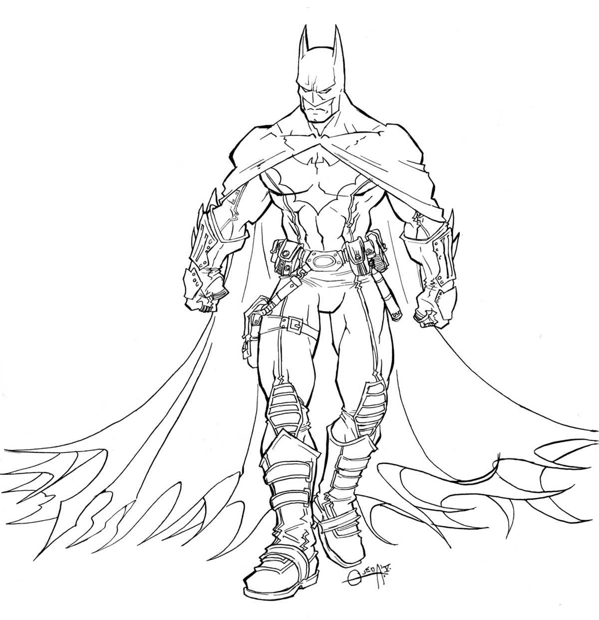 batman coloring pages printable