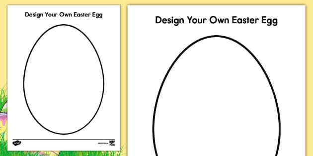 egg outline printable egg outline printable