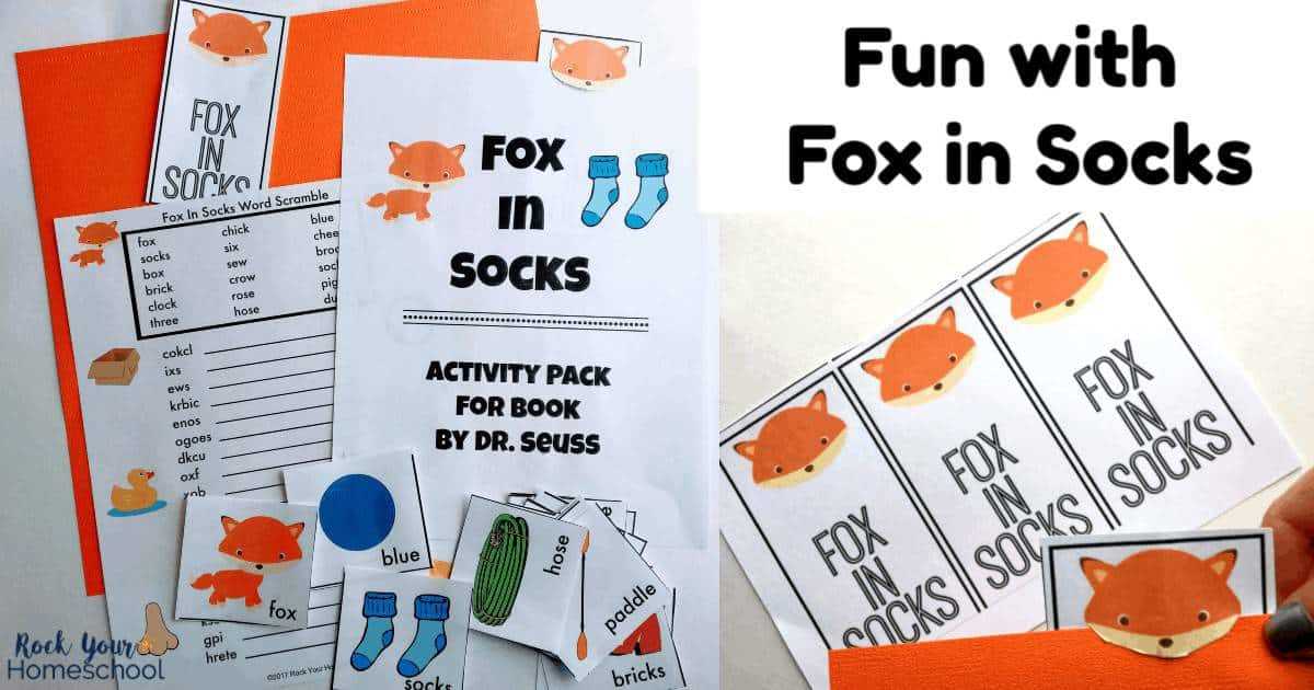 fox in socks printable fox in socks printable