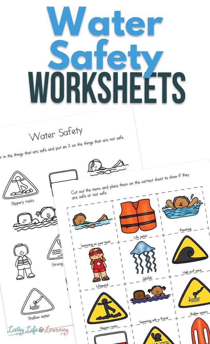 free printable water safety worksheets