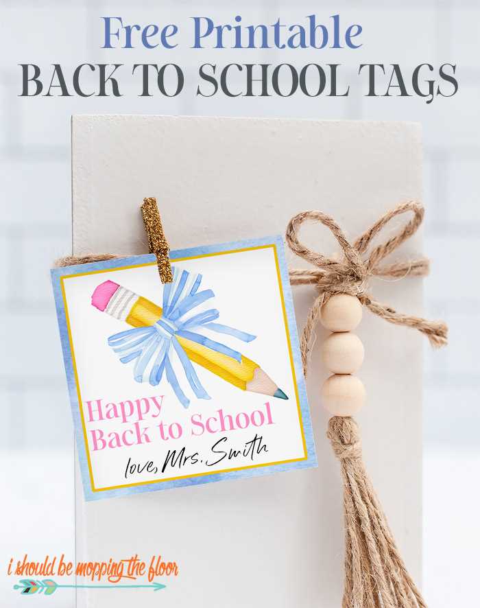 back to school gift tags printable free