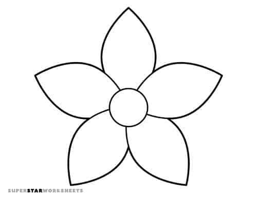 printable flowers template printable flowers template
