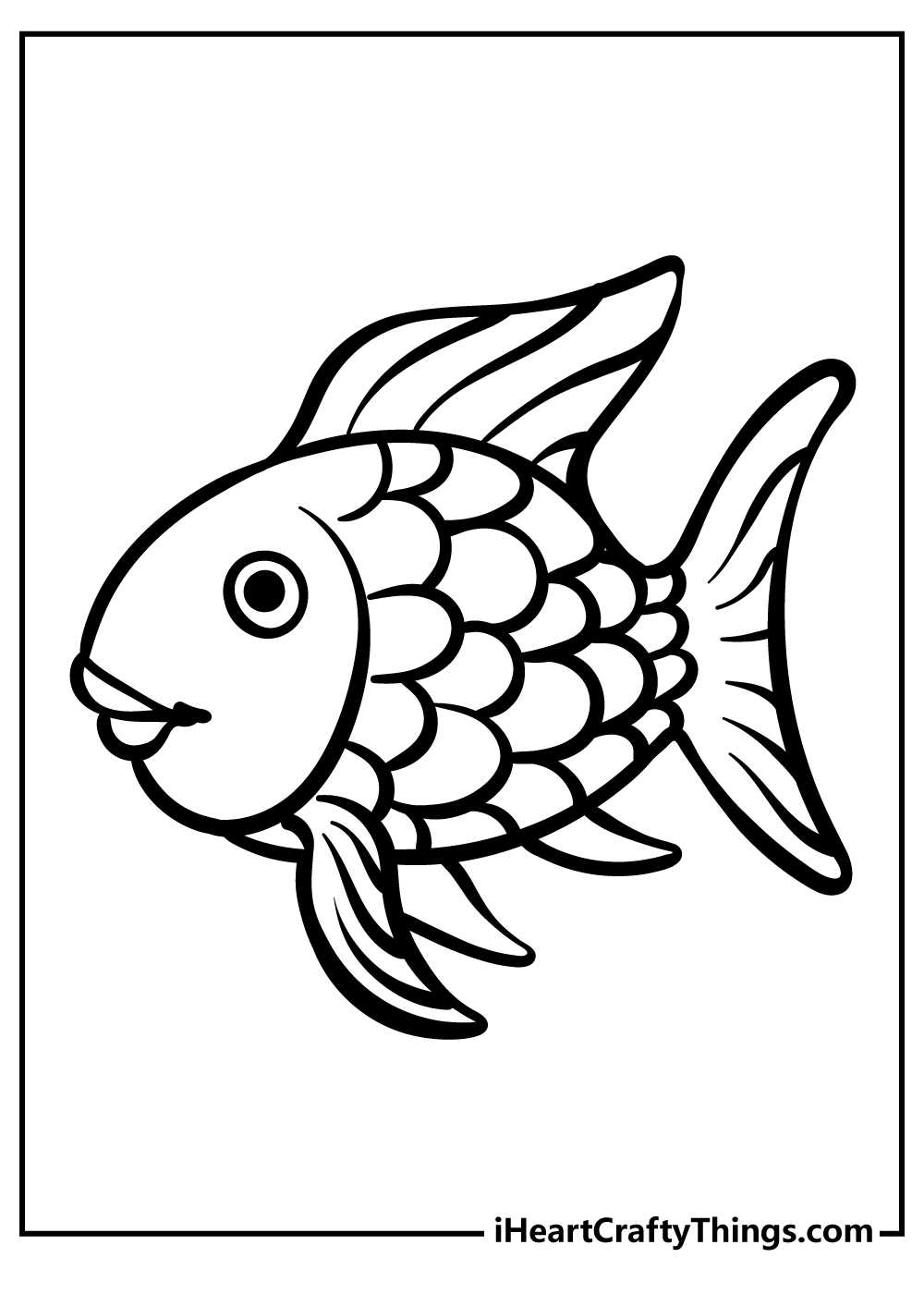 printable fish coloring pages printable fish coloring pages