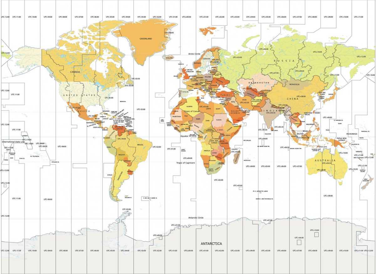 printable world time zone map printable world time zone map