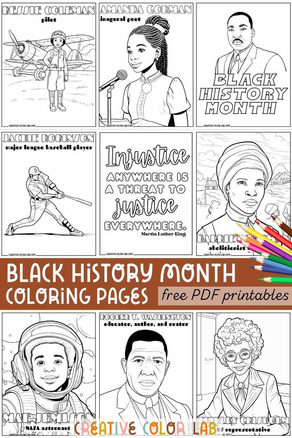 black history month printables free black history month printables free