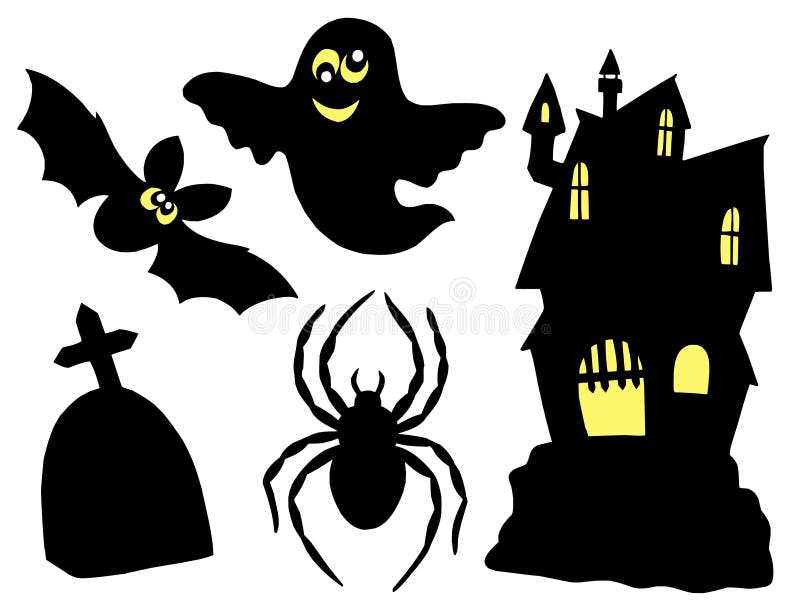 printable halloween silhouettes