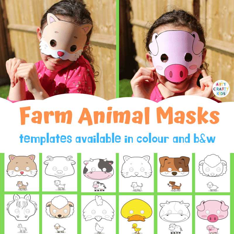 animal mask printable animal mask printable
