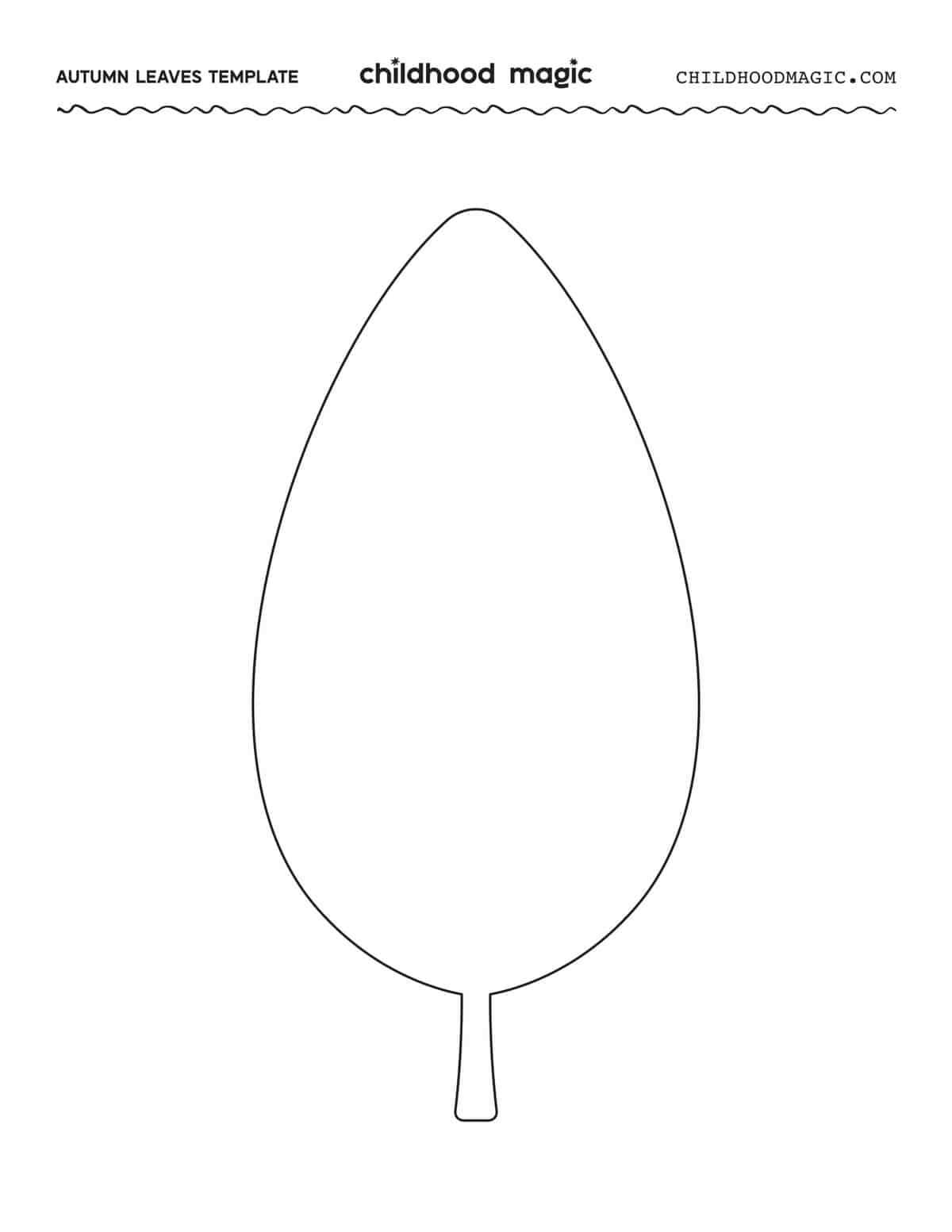 leaves template free printable leaves template free printable