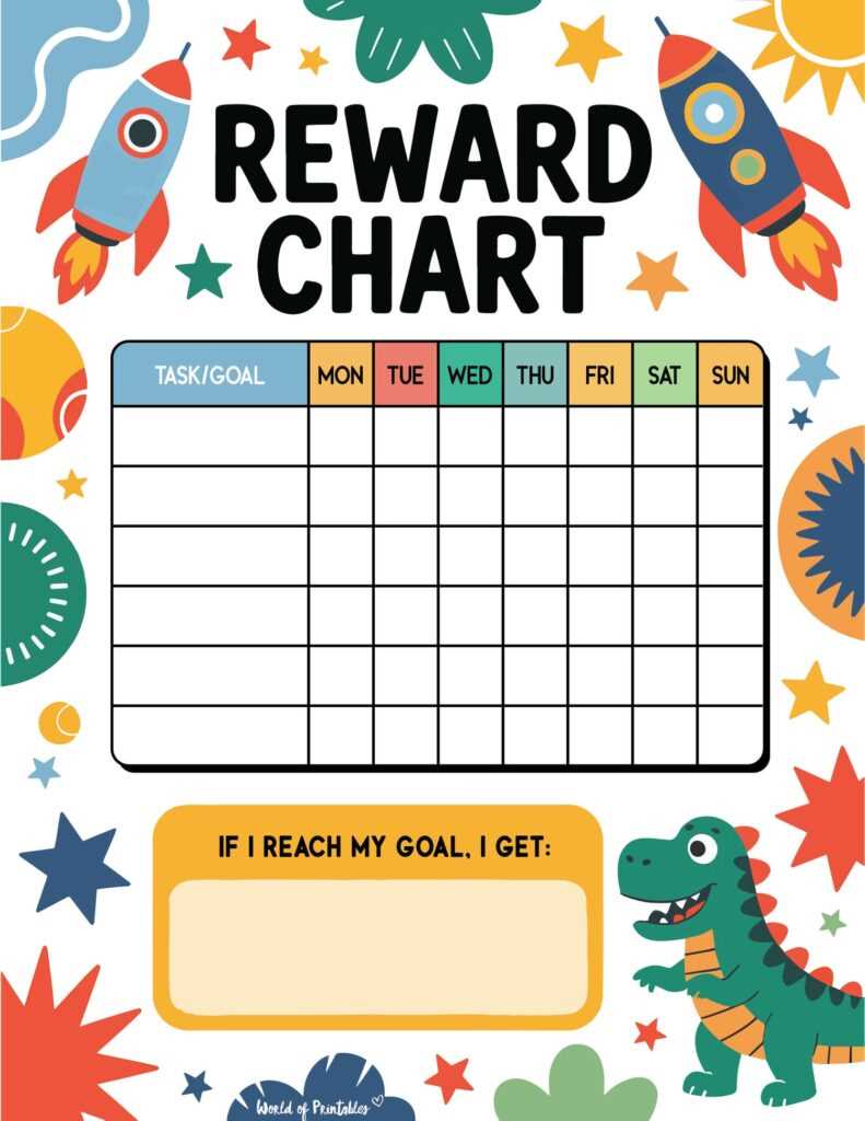 printable reward chart for kids