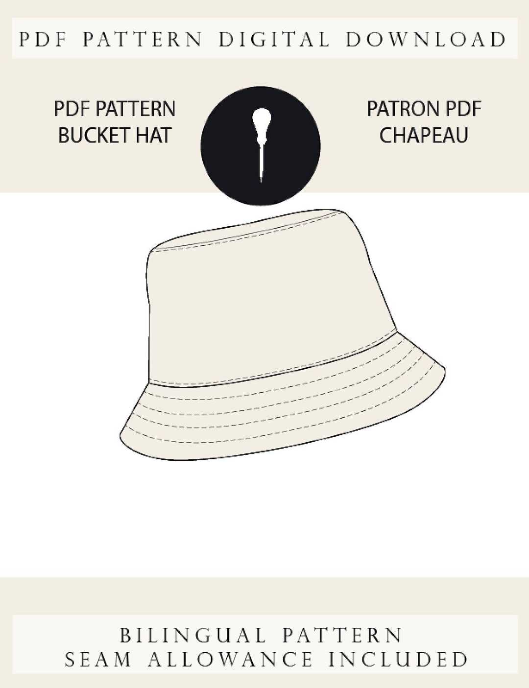 free printable bucket hat pattern free printable bucket hat pattern