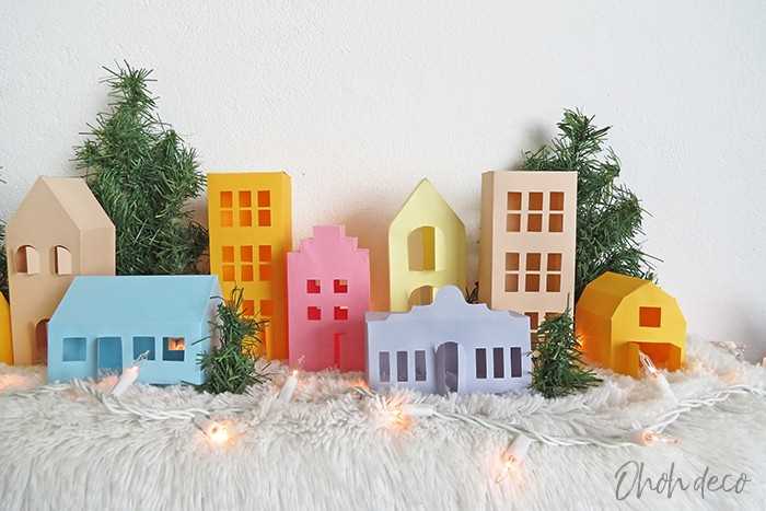 printable paper houses