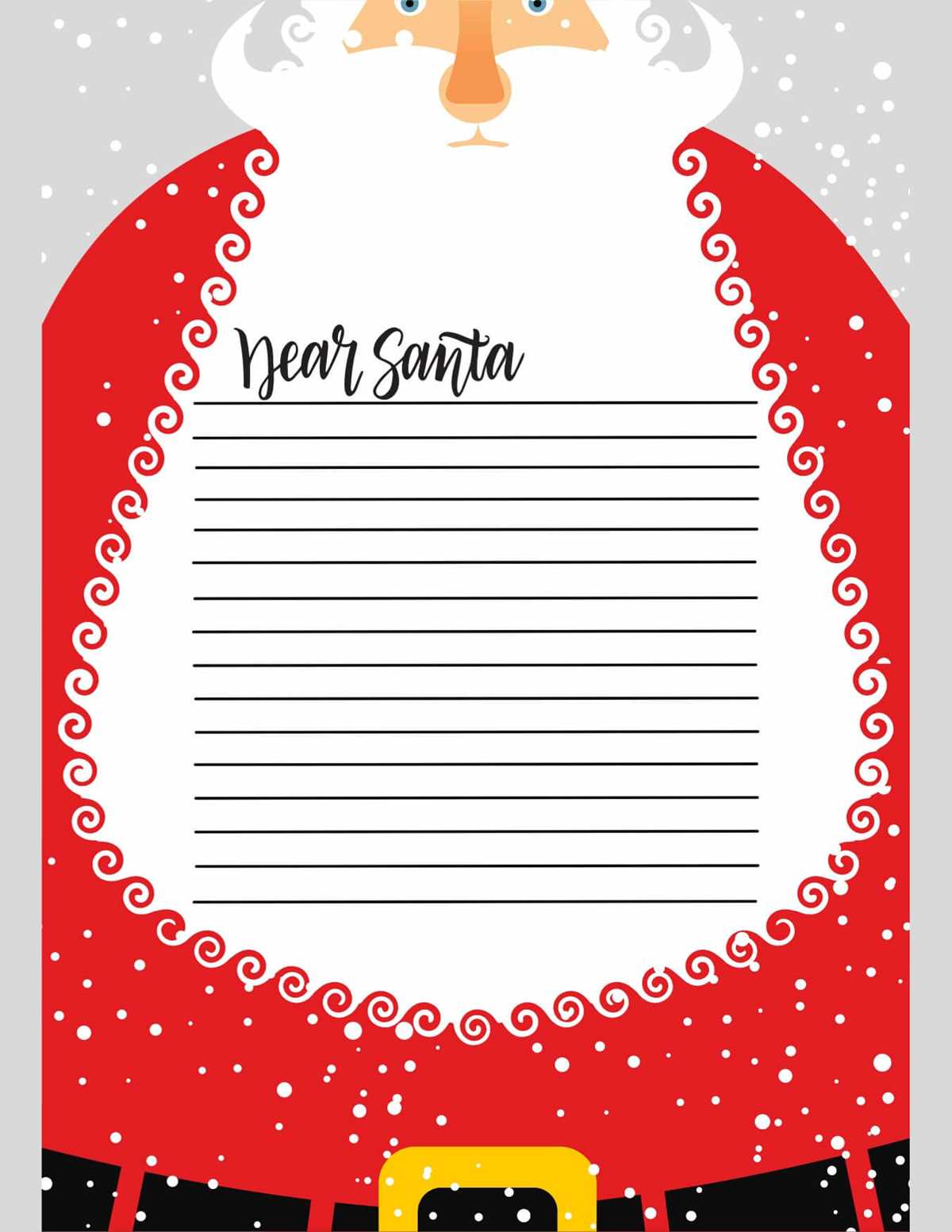 free printable blank santa letter template free printable blank santa letter template