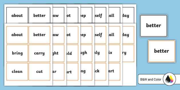 3rd grade sight words printable 3rd grade sight words printable