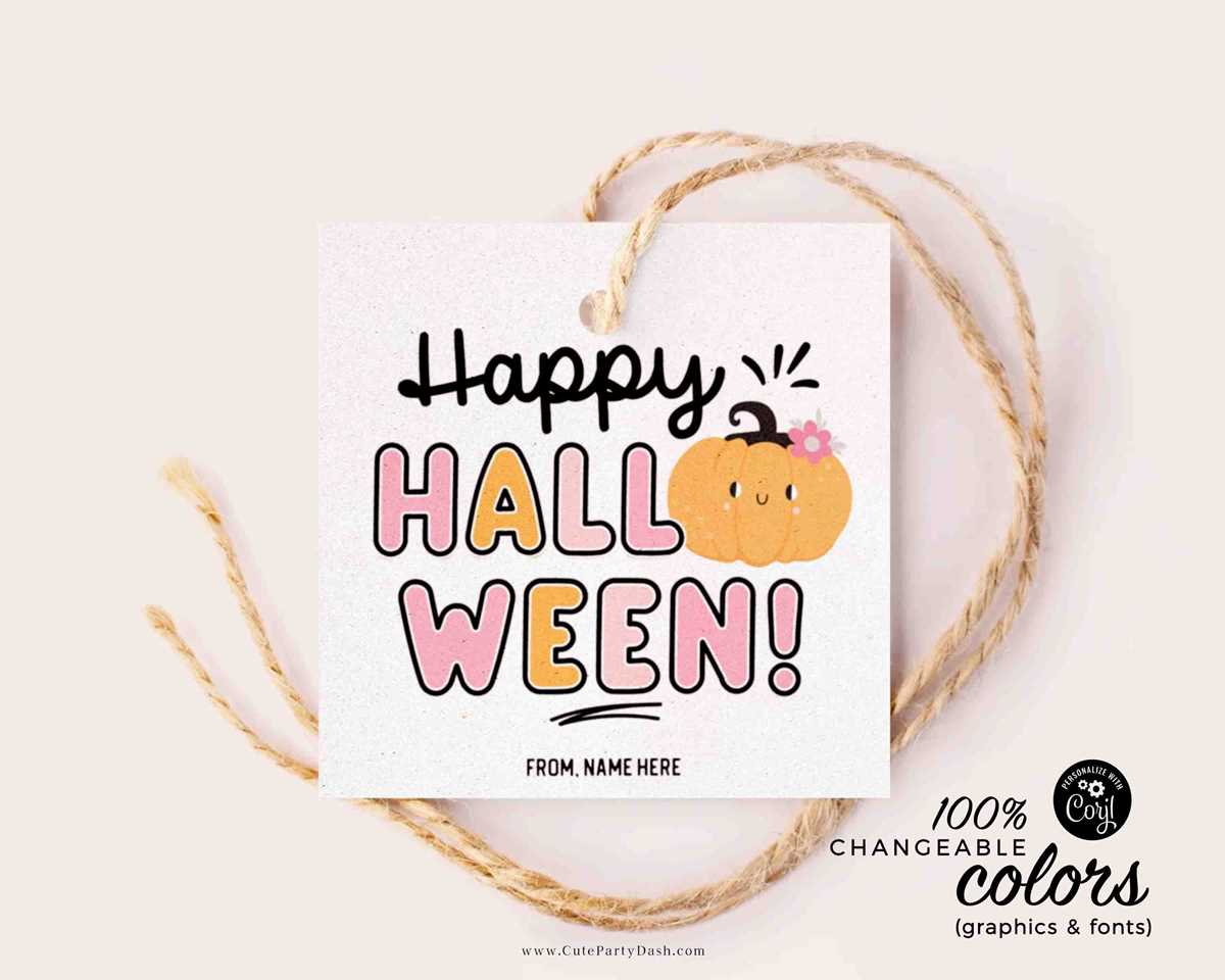 free printable halloween gift tags