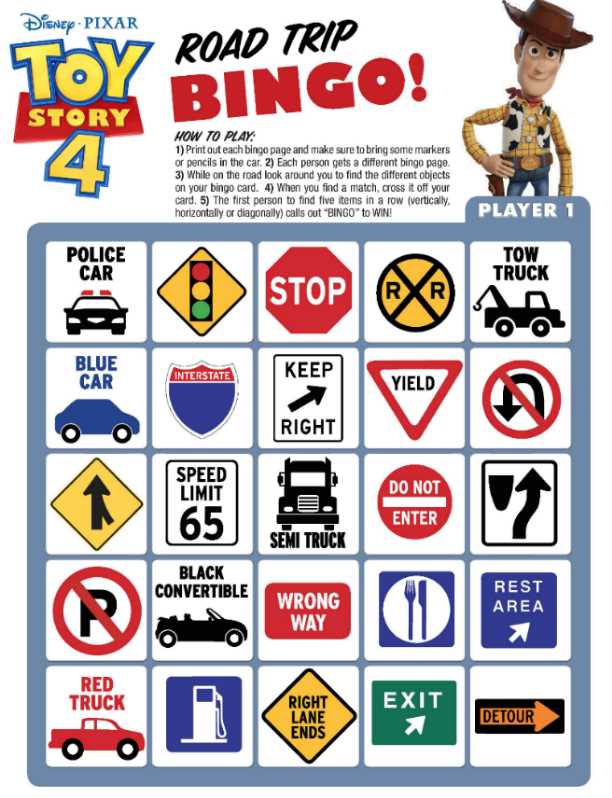 printable car trip games