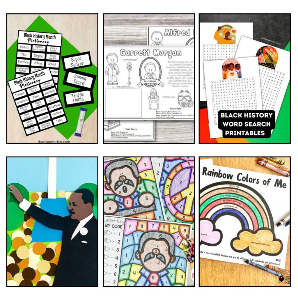 printable black history month activities printable black history month activities
