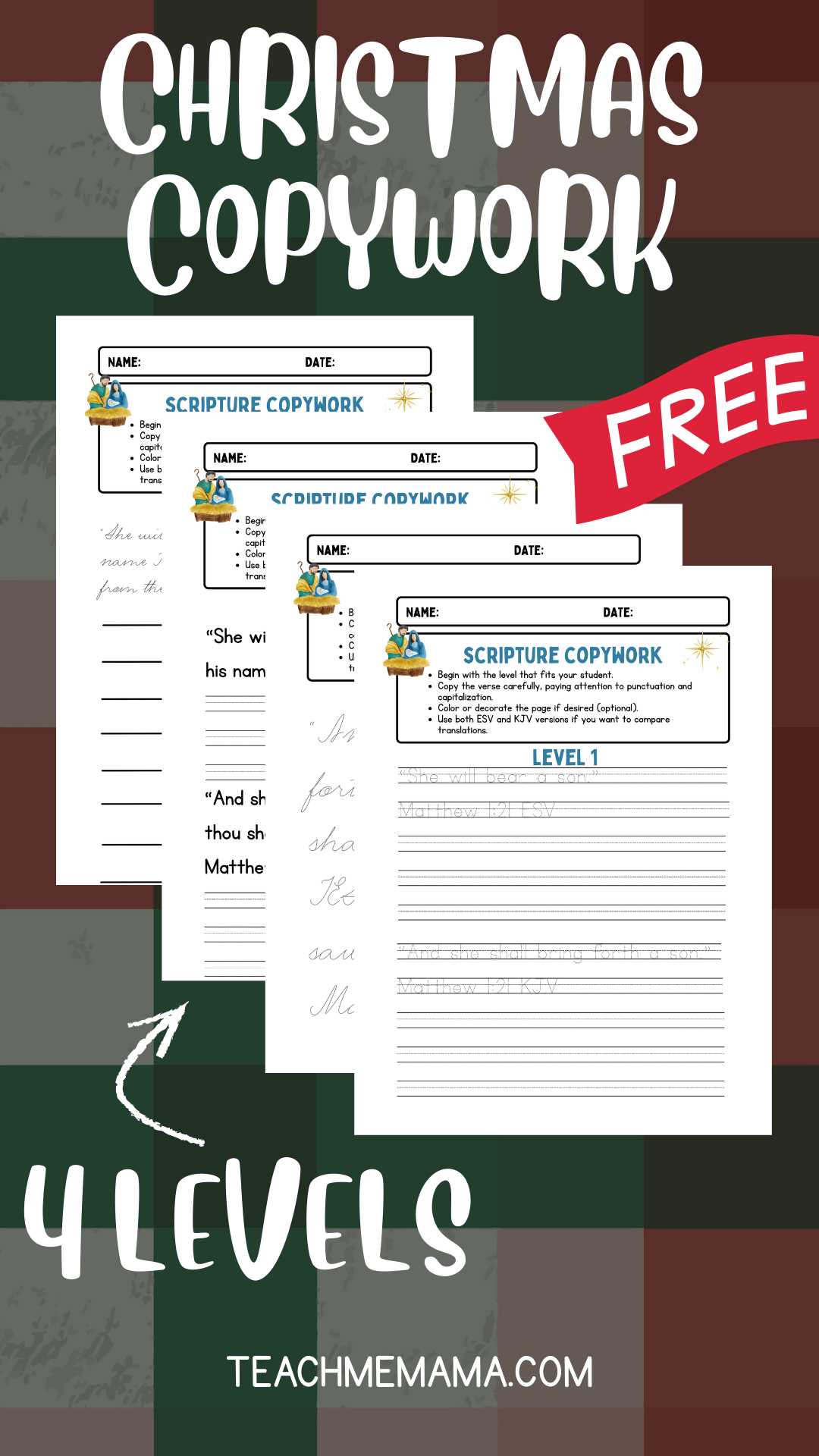 free copywork printables