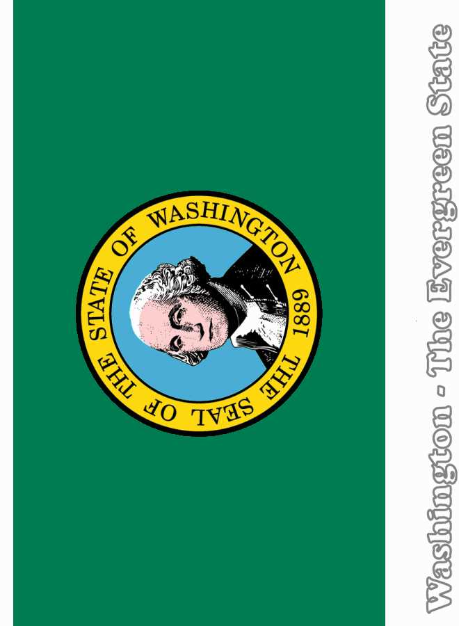 washington state flag printable