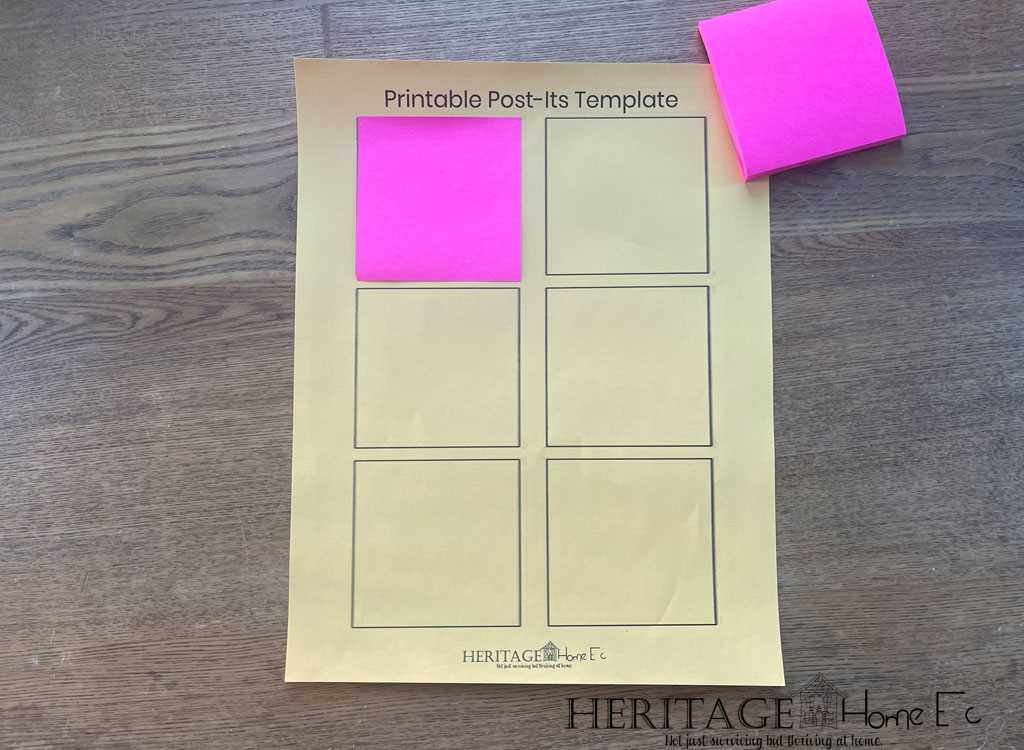 printable post it notes template printable post it notes template