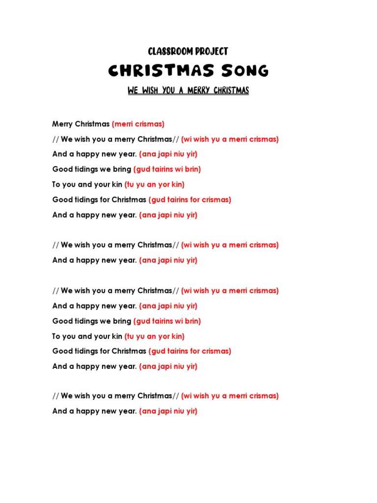 we wish you a merry christmas song lyrics printable we wish you a merry christmas song lyrics printable