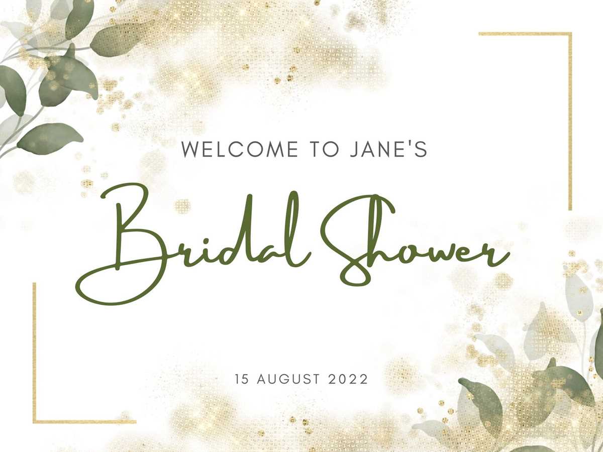 wedding shower free printables