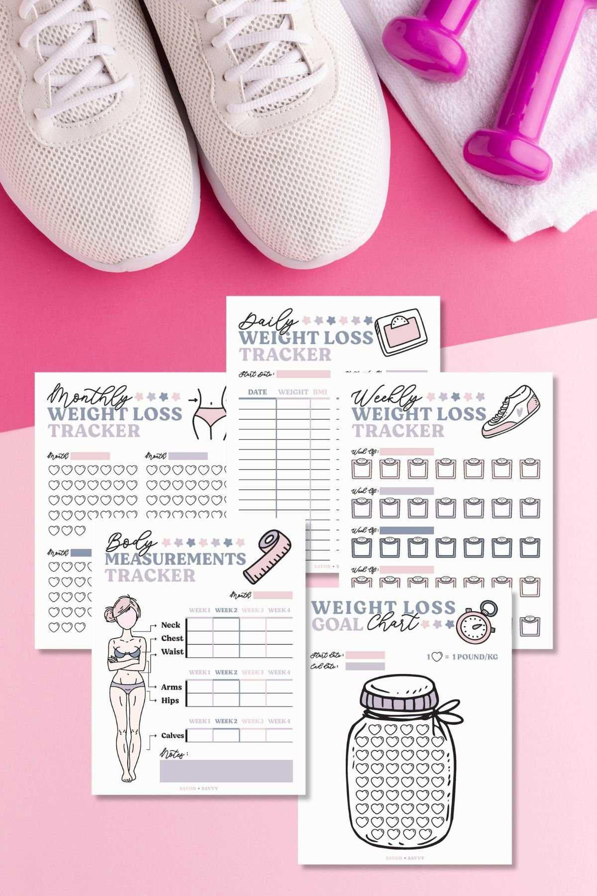 weight loss tracker printable free