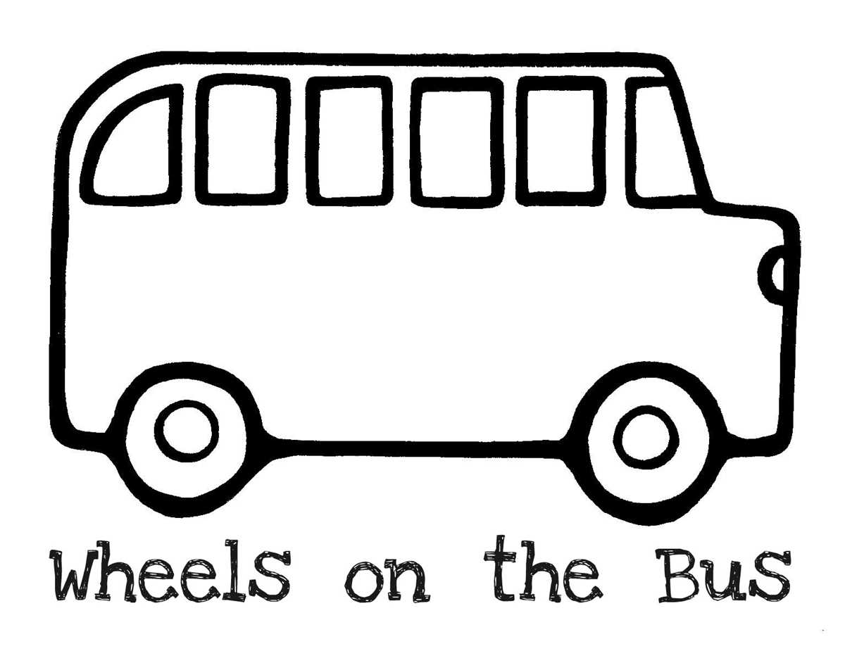 wheels on the bus printables