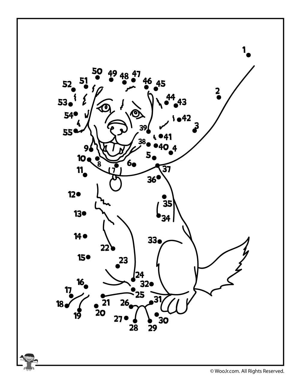 printable dot to dot