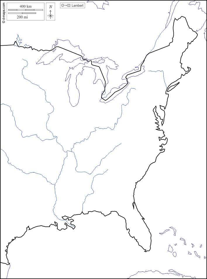 map of eastern united states printable map of eastern united states printable